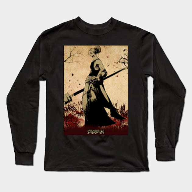 Buddha record of ragnarok Long Sleeve T-Shirt by lazymost